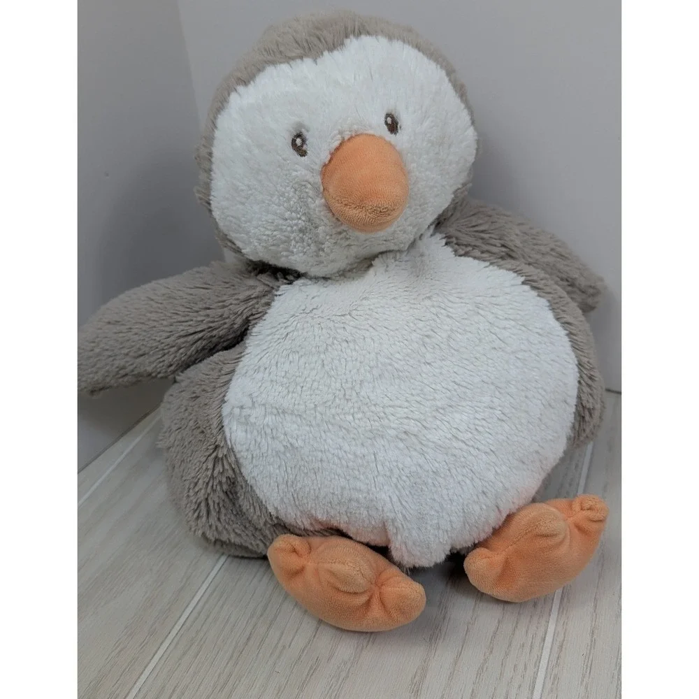 Baby Gund Chub Penguin Plush Gray White 4043895 round Soft Stuffed Animal